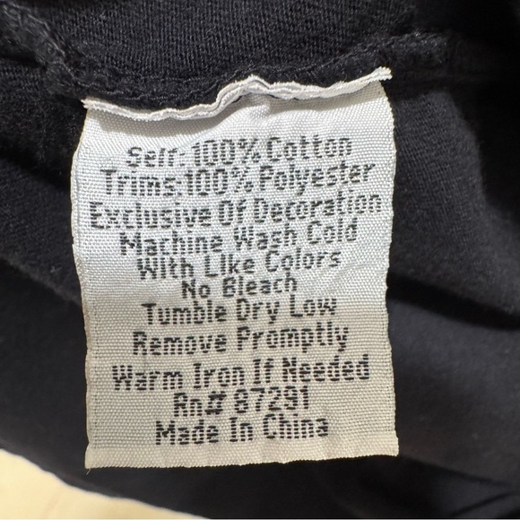 Johnny Was Tulia Embroidered Cardigan Open Front Women's Large Black Cream - Picture 9 of 15